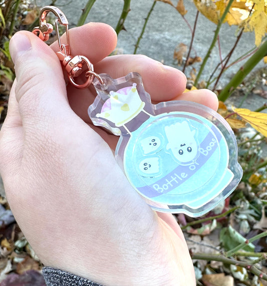 Bottle of Boos Shaker Keychain
