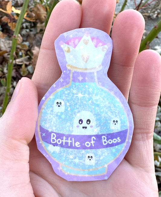 Bottle of Boos Vinyl Sticker
