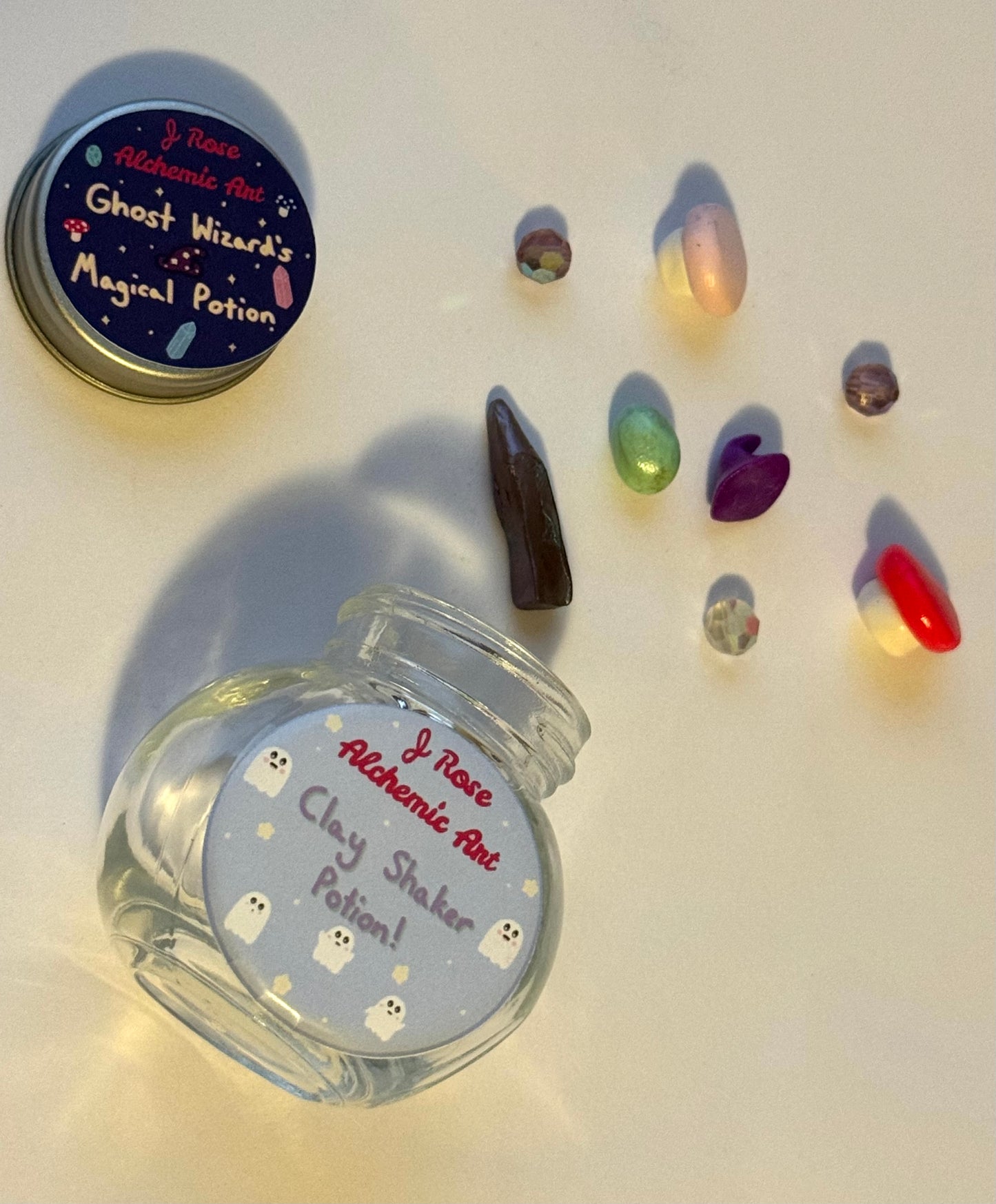 Clay Shaker Potion Bottles