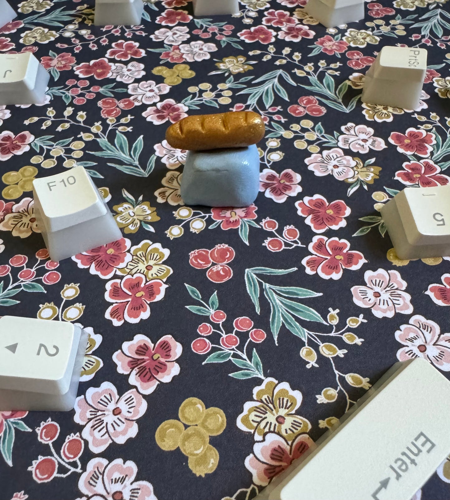 French Baguette Polymer Clay Keycap