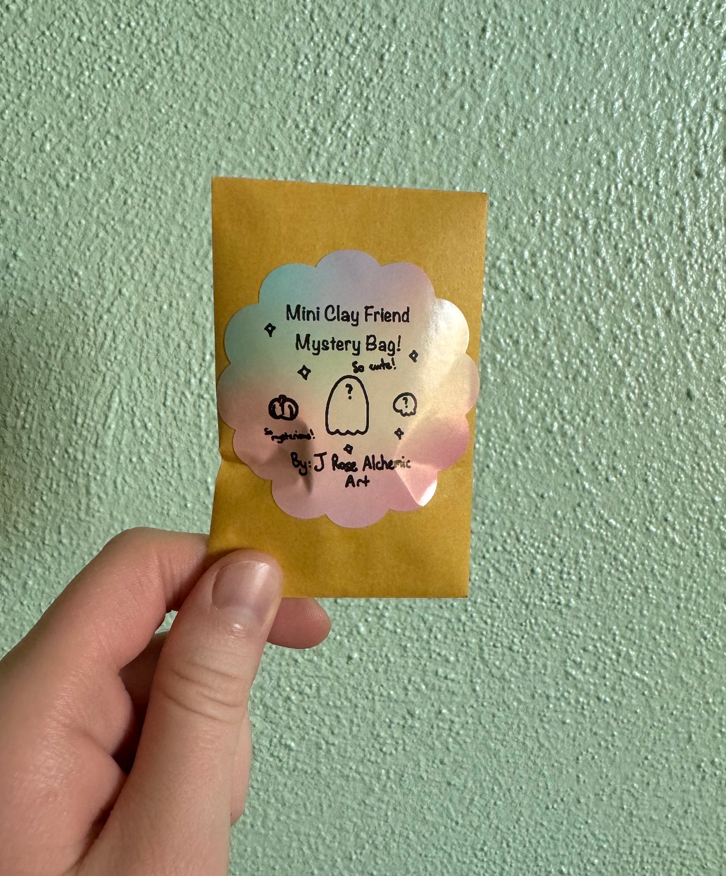 Mini Clay Friend Mystery Bag! Halloween Version!