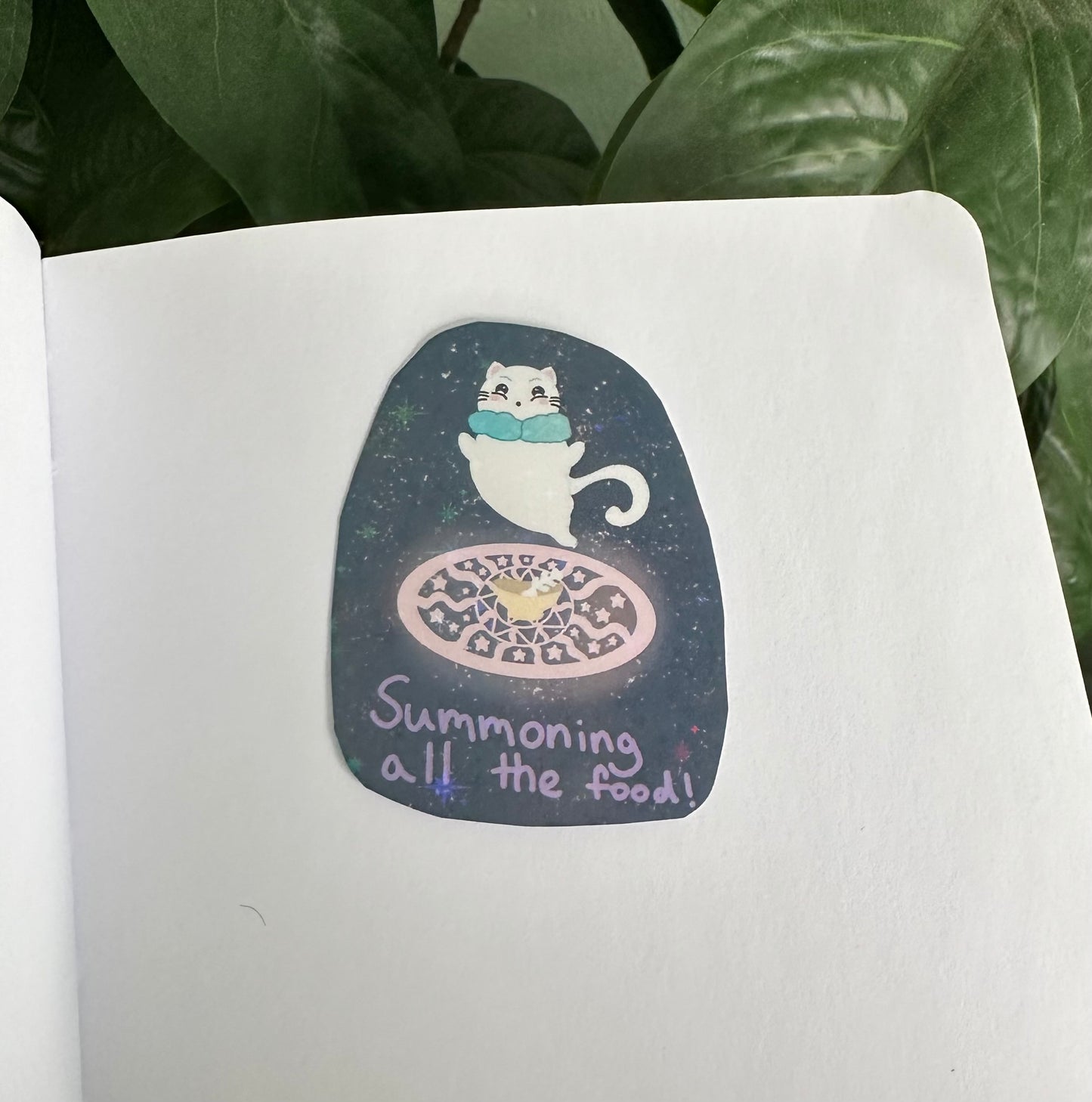 Summoning all the Food! Vinyl Sticker