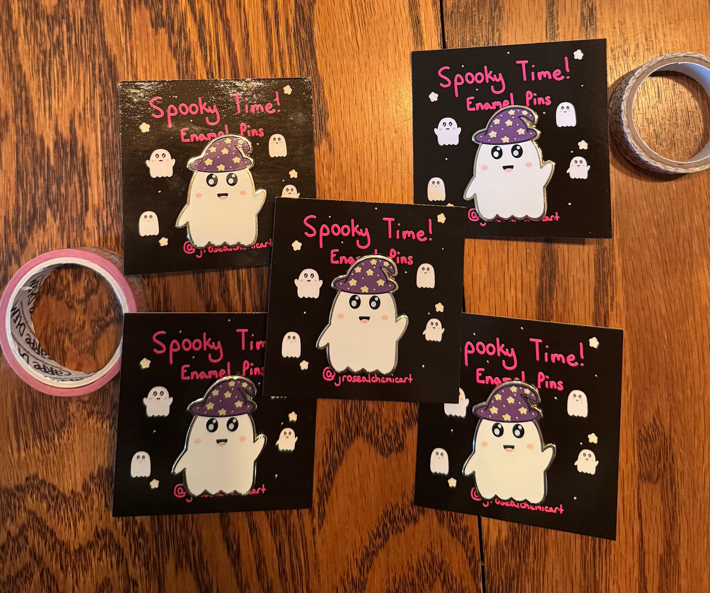 Ghost Wizard Enamel Pin