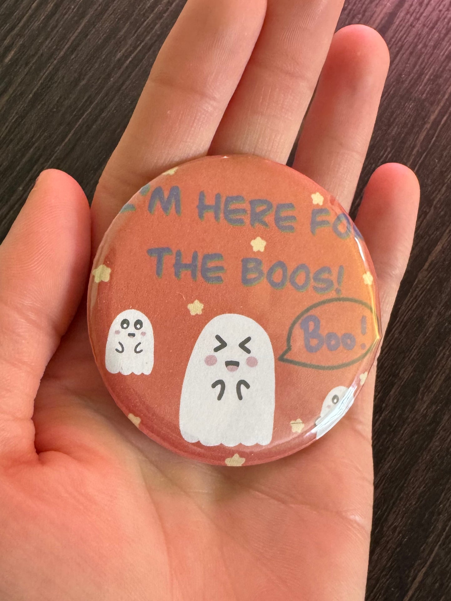I’m Here for the Boos Button
