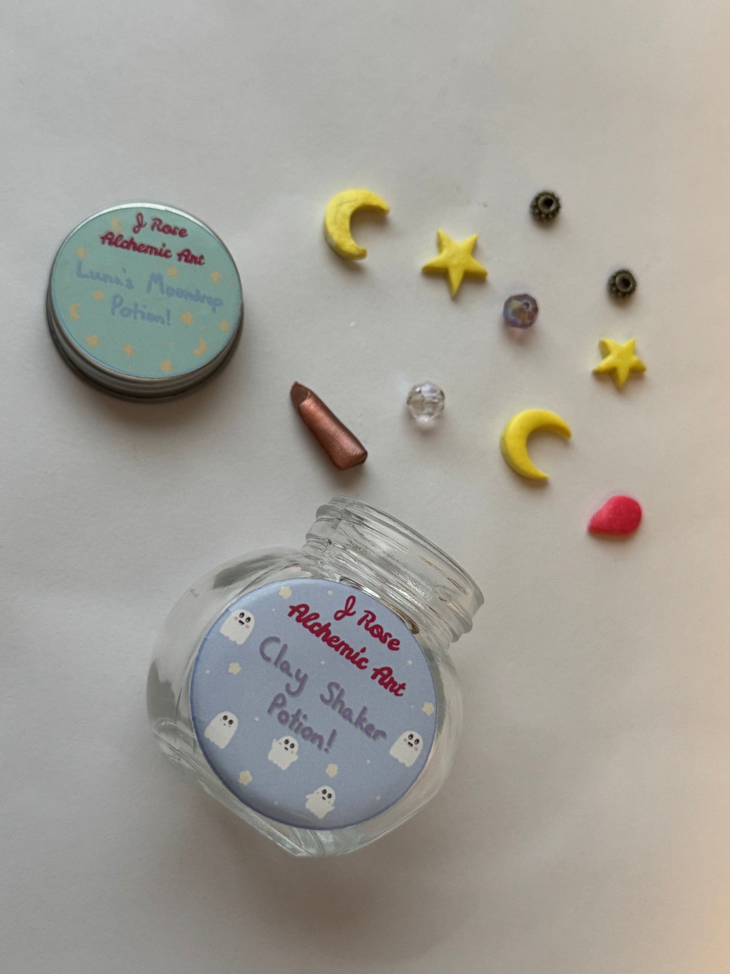 Clay Shaker Potion Bottles