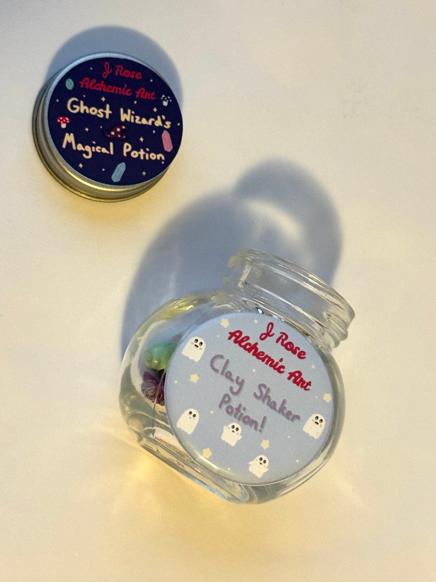 Clay Shaker Potion Bottles