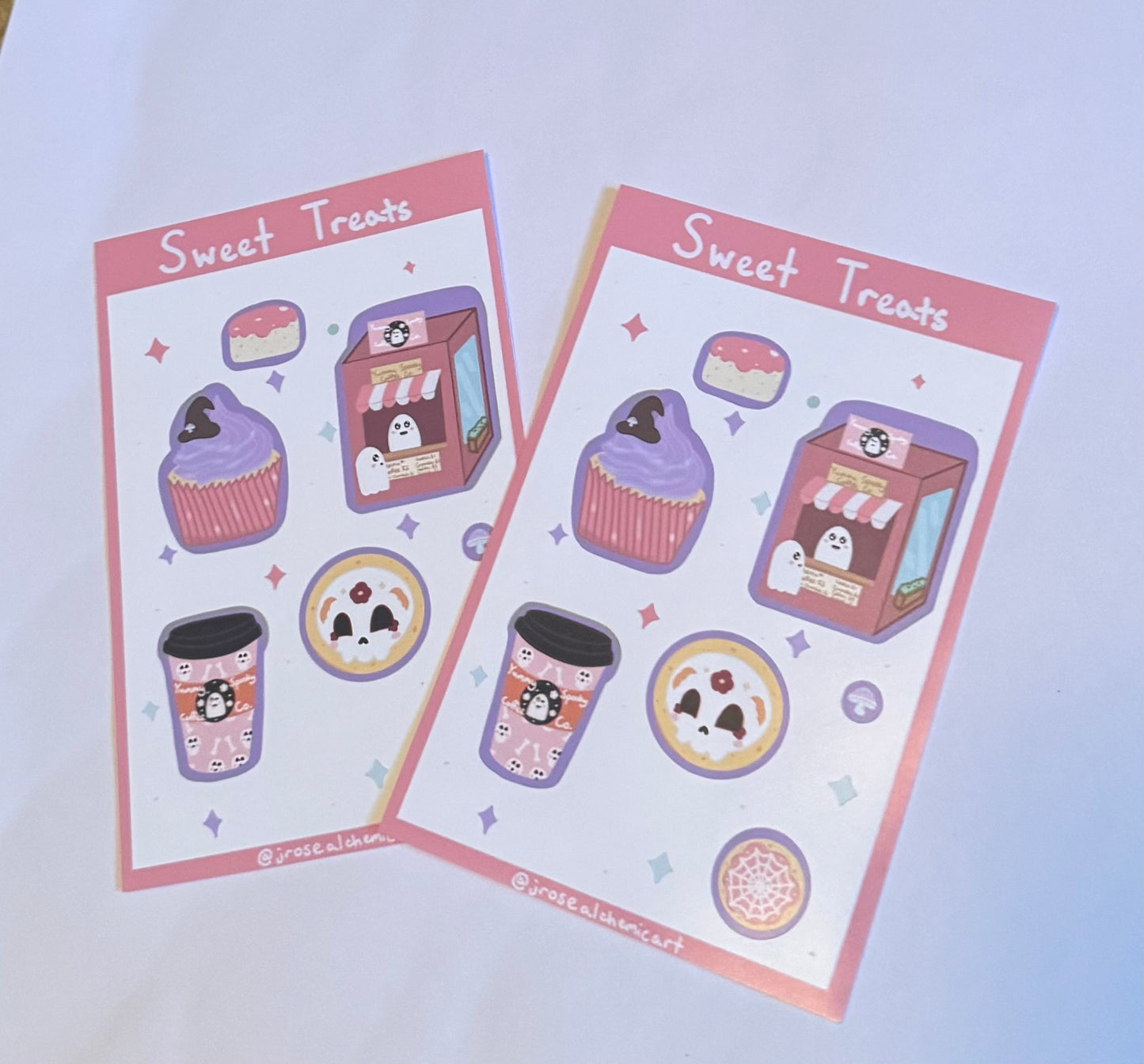 Sweet Treat Boo Glossy Sticker Sheet