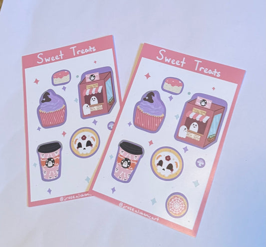 Sweet Treat Boo Glossy Sticker Sheet