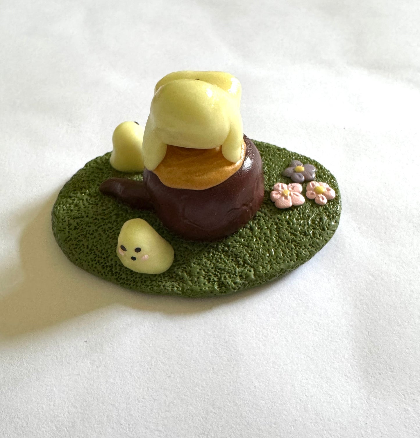 Clay Ghost Friends in a Forest