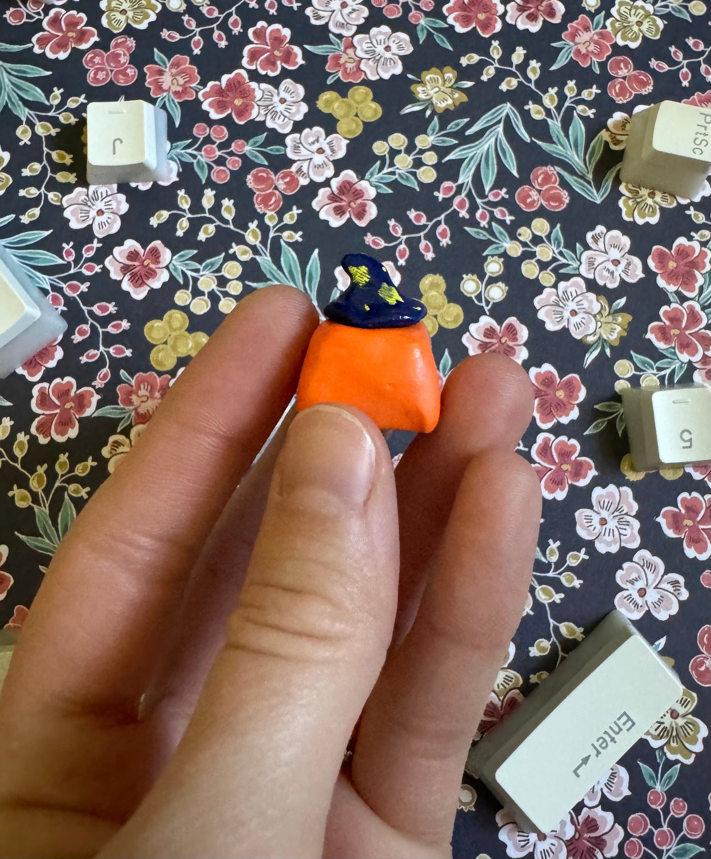 Witch Hat Polymer Clay Keycap