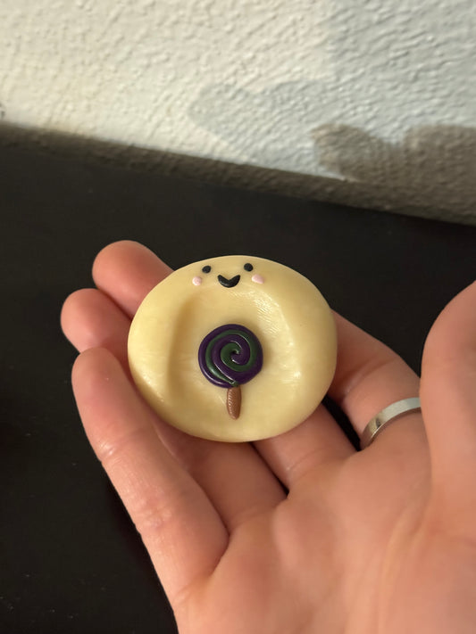 Halloween Candy Ghost Worry Stone