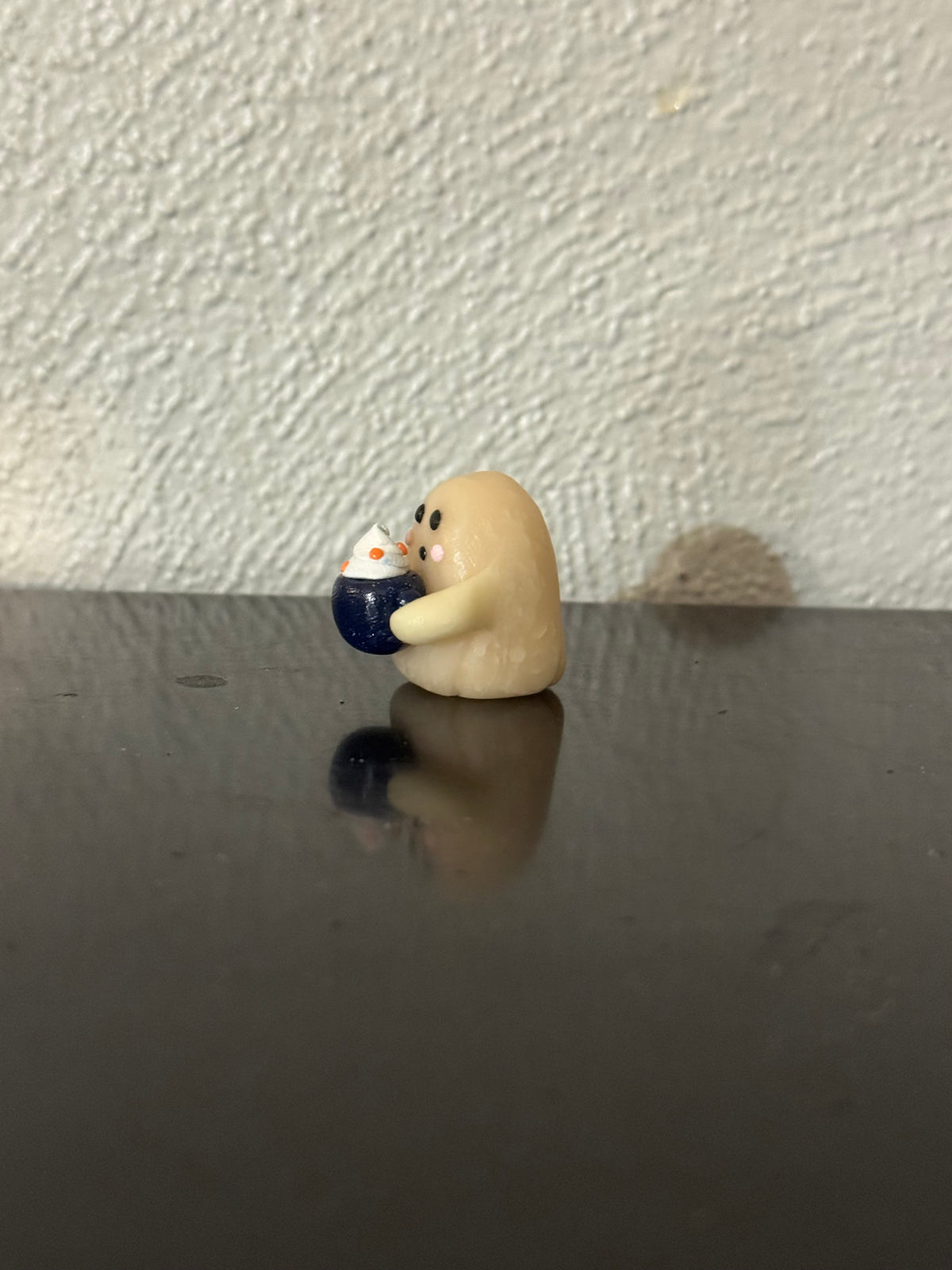 Clay Pumpkin Spice Ghost