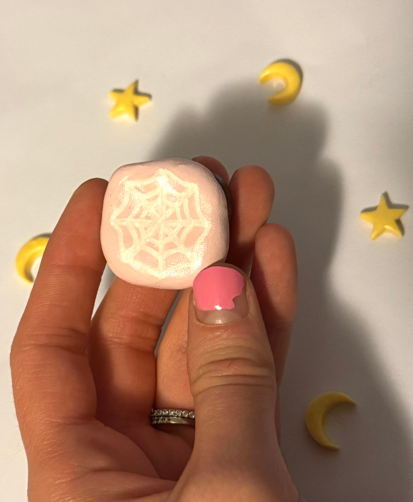 Spiderweb Brownie Clay Desk Friend