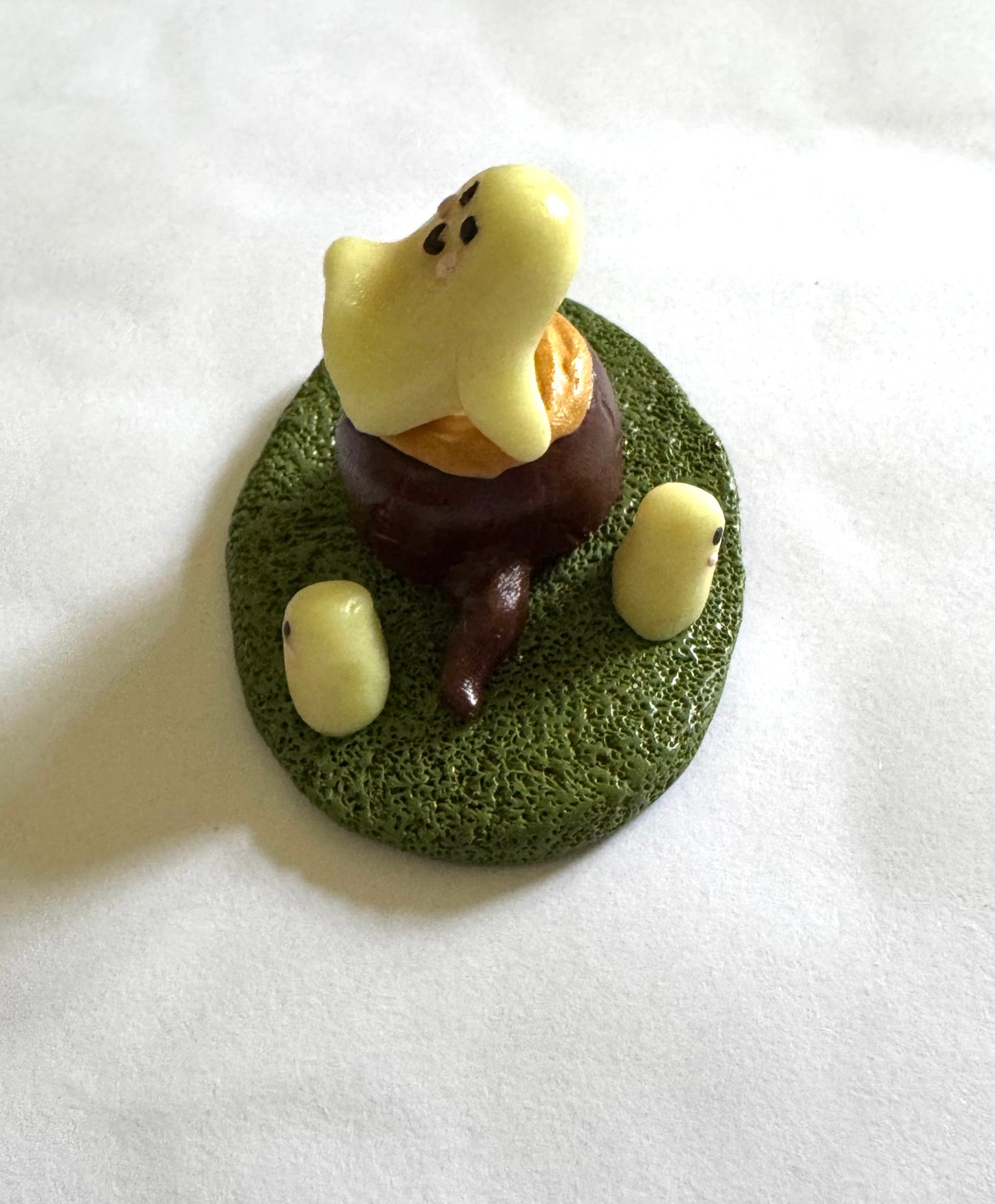 Clay Ghost Friends in a Forest