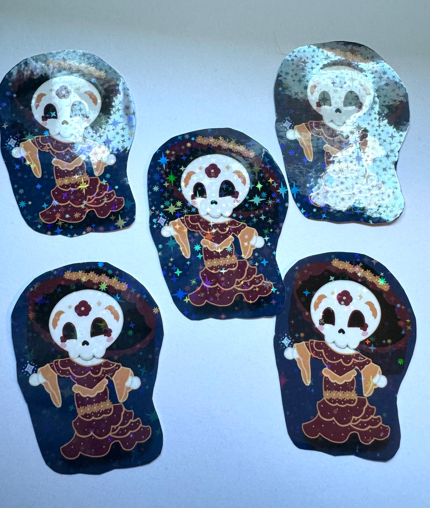 Marisol the Bone Witch Sparkly Vinyl Sticker