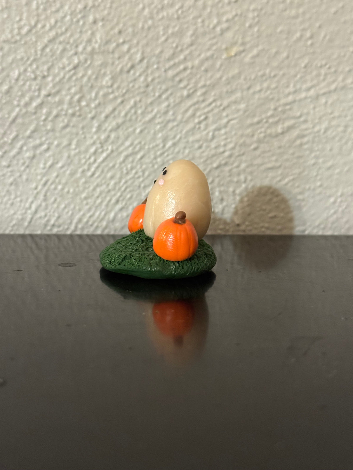 Clay Pumpkin Patch Ghost Pal