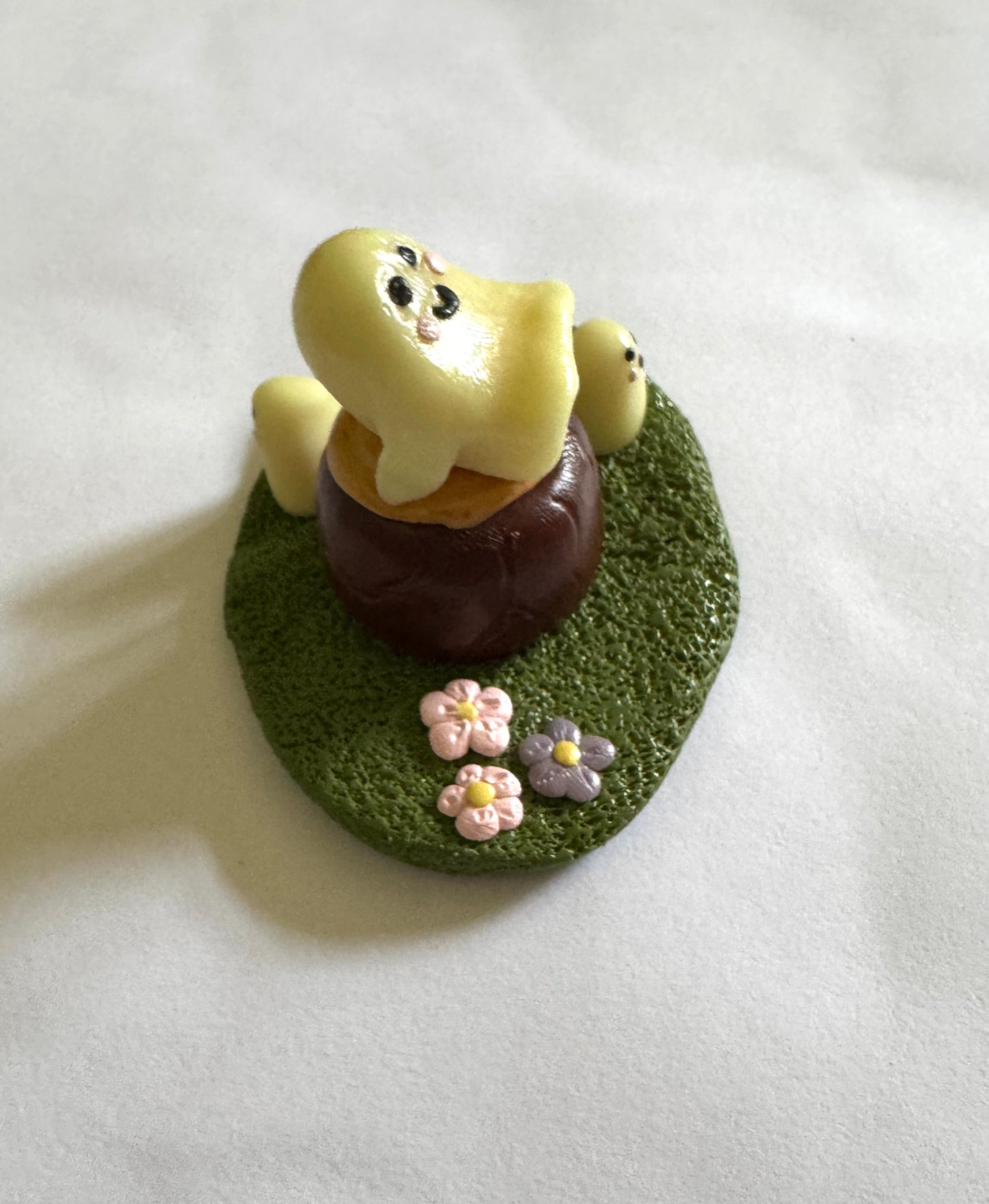 Clay Ghost Friends in a Forest