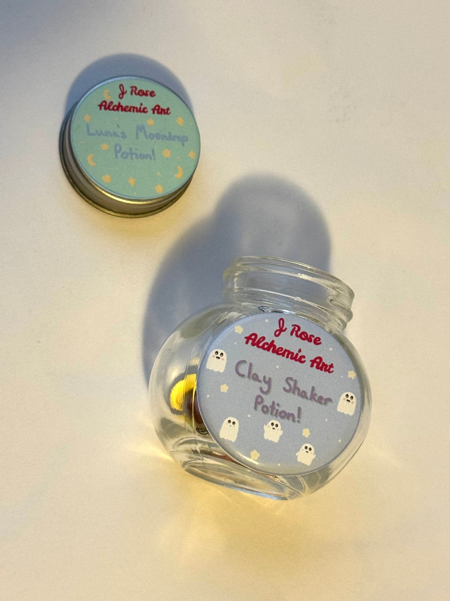 Clay Shaker Potion Bottles