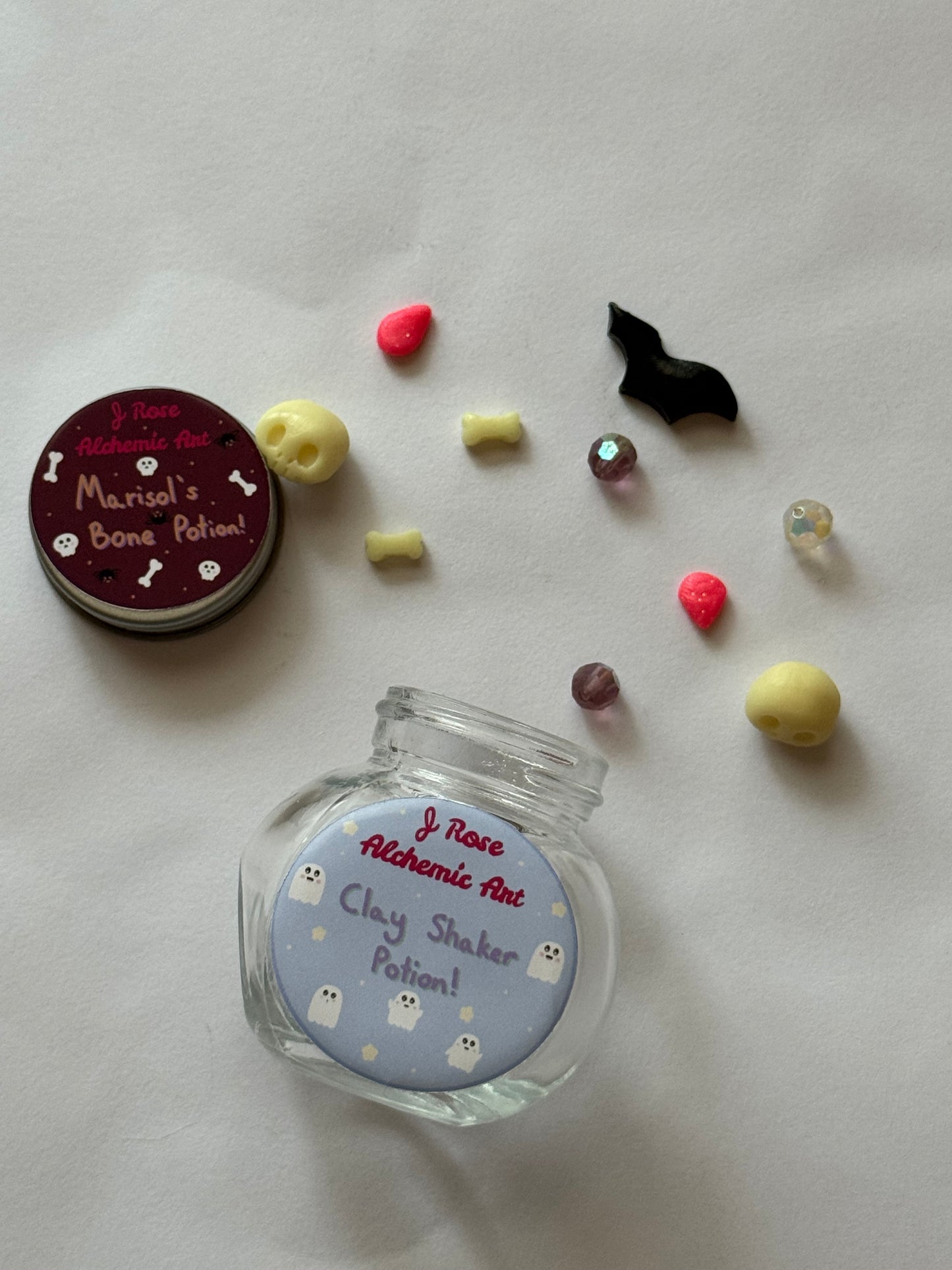 Clay Shaker Potion Bottles
