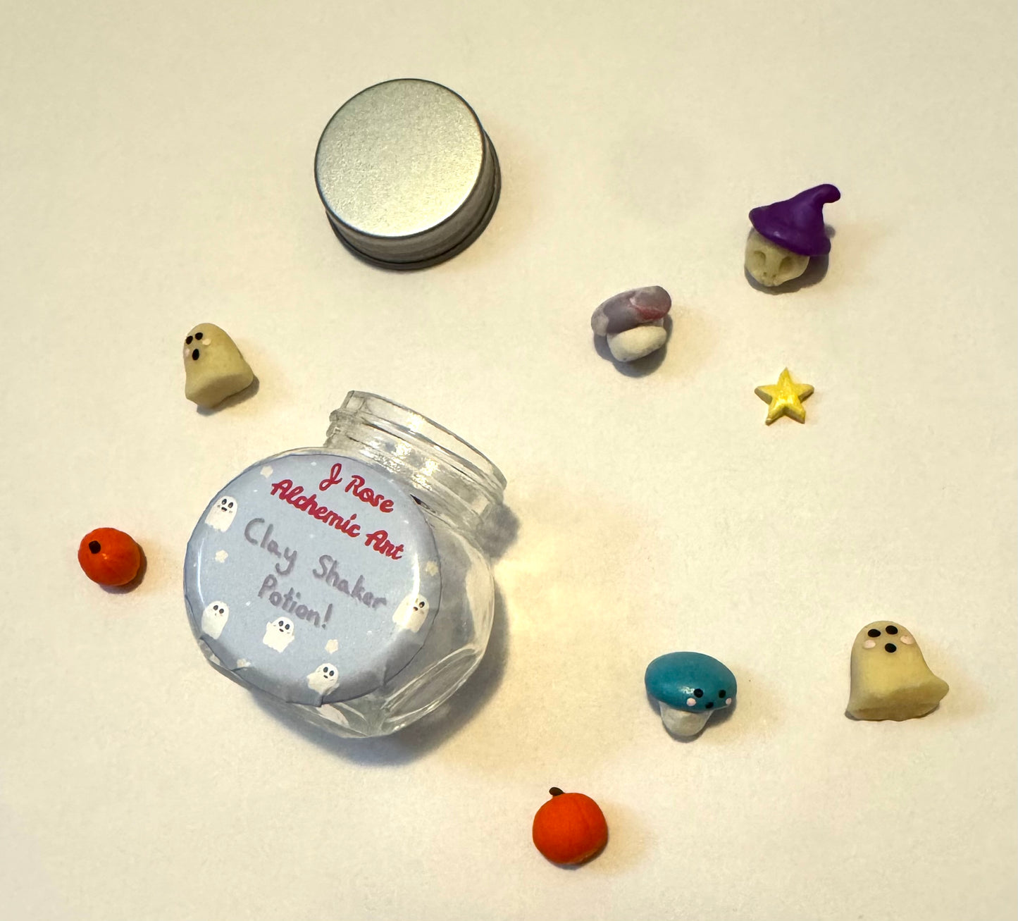 Clay Shaker Potion Bottles
