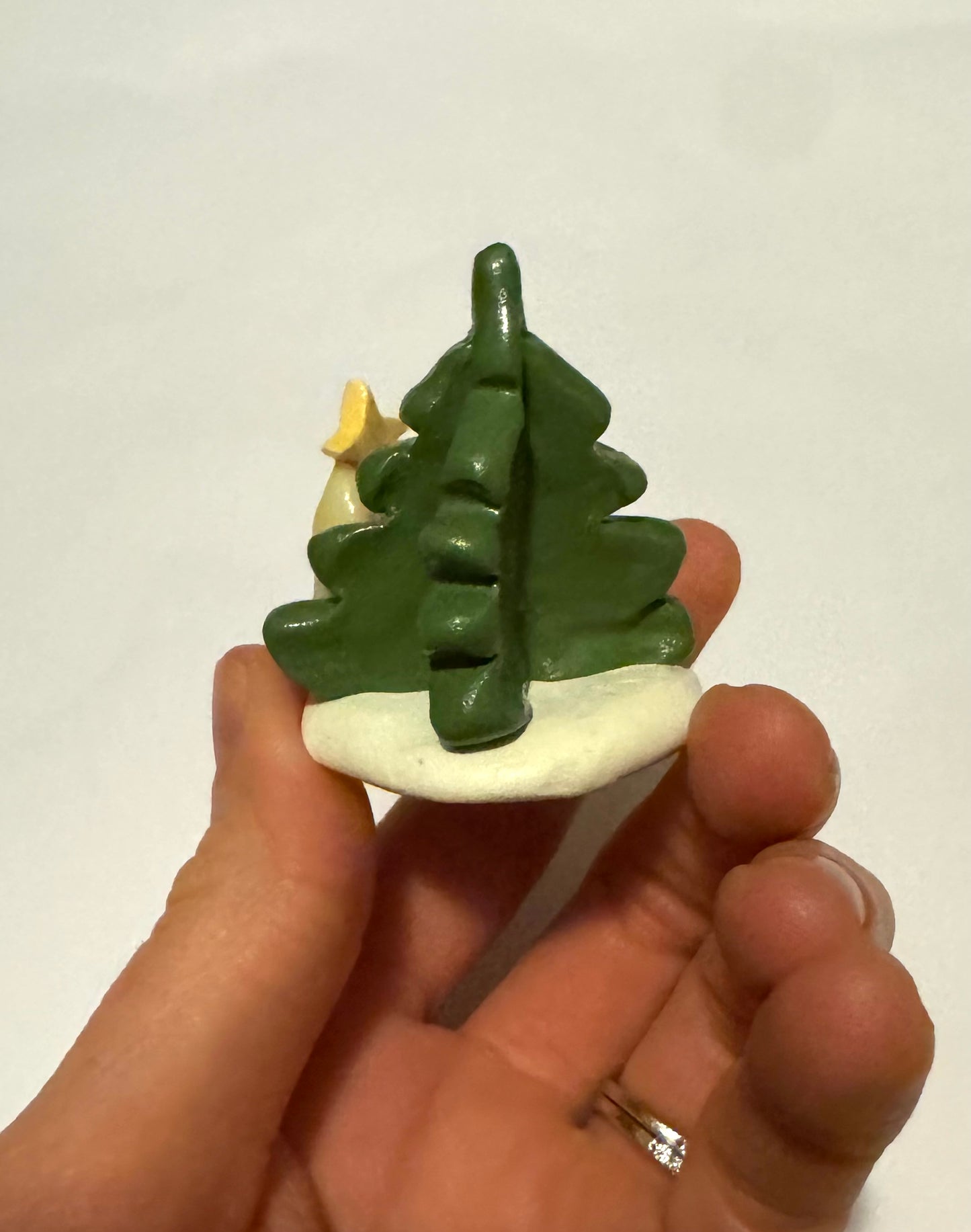 Clay Christmas Tree Ghost Friend