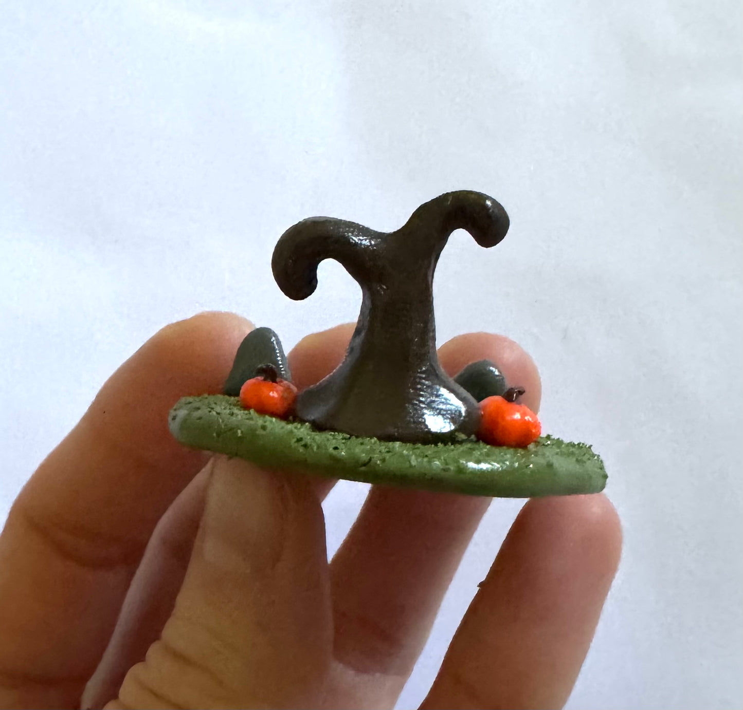 Polymer Clay Spooky Graveyard Scene