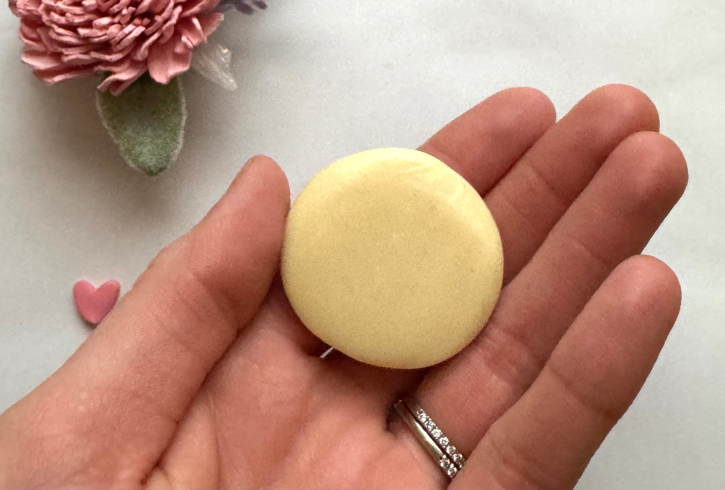 Ghost Hug Clay Worry Stone