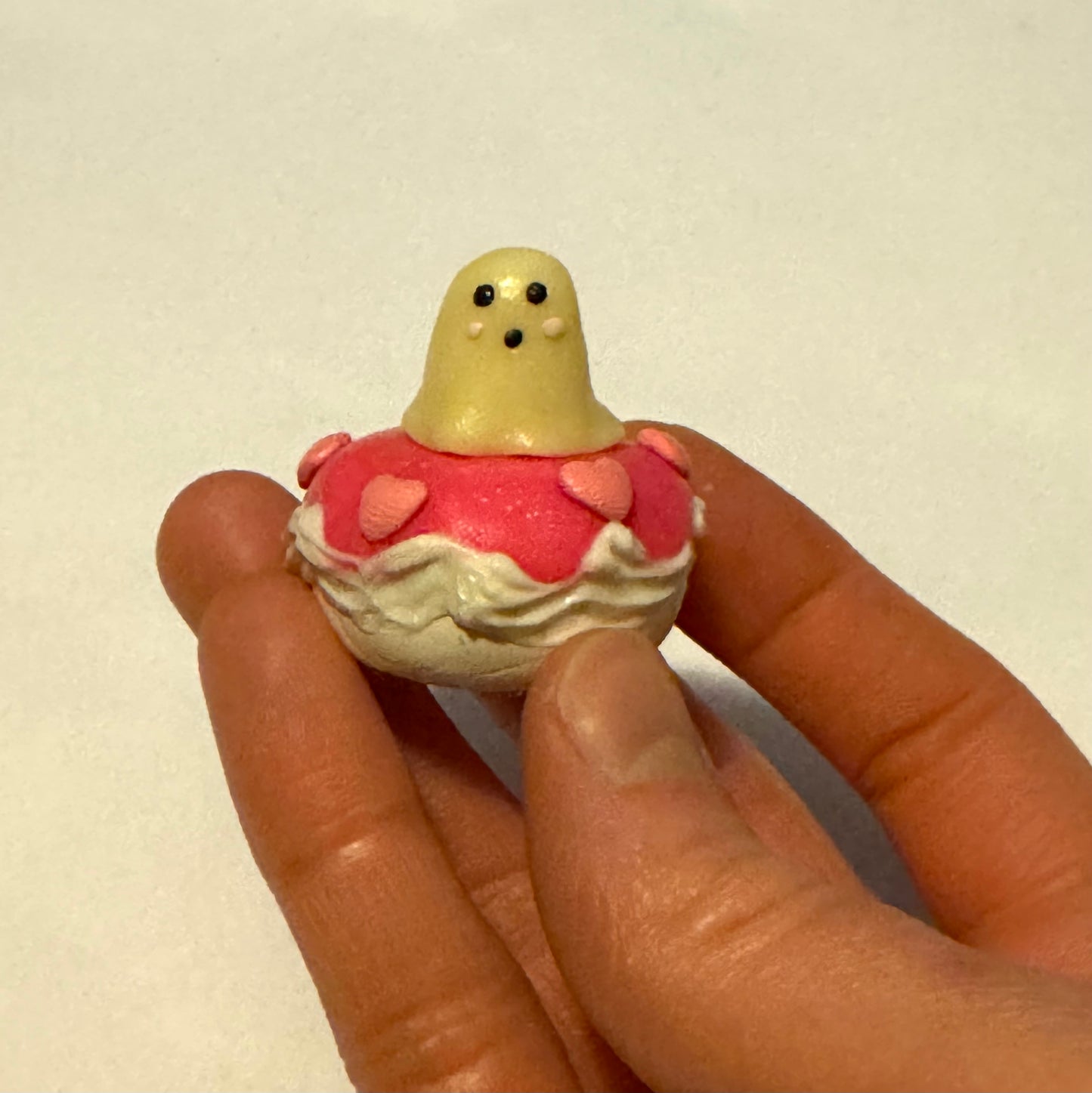 Happy Birthday Clay Cake Ghost Friend