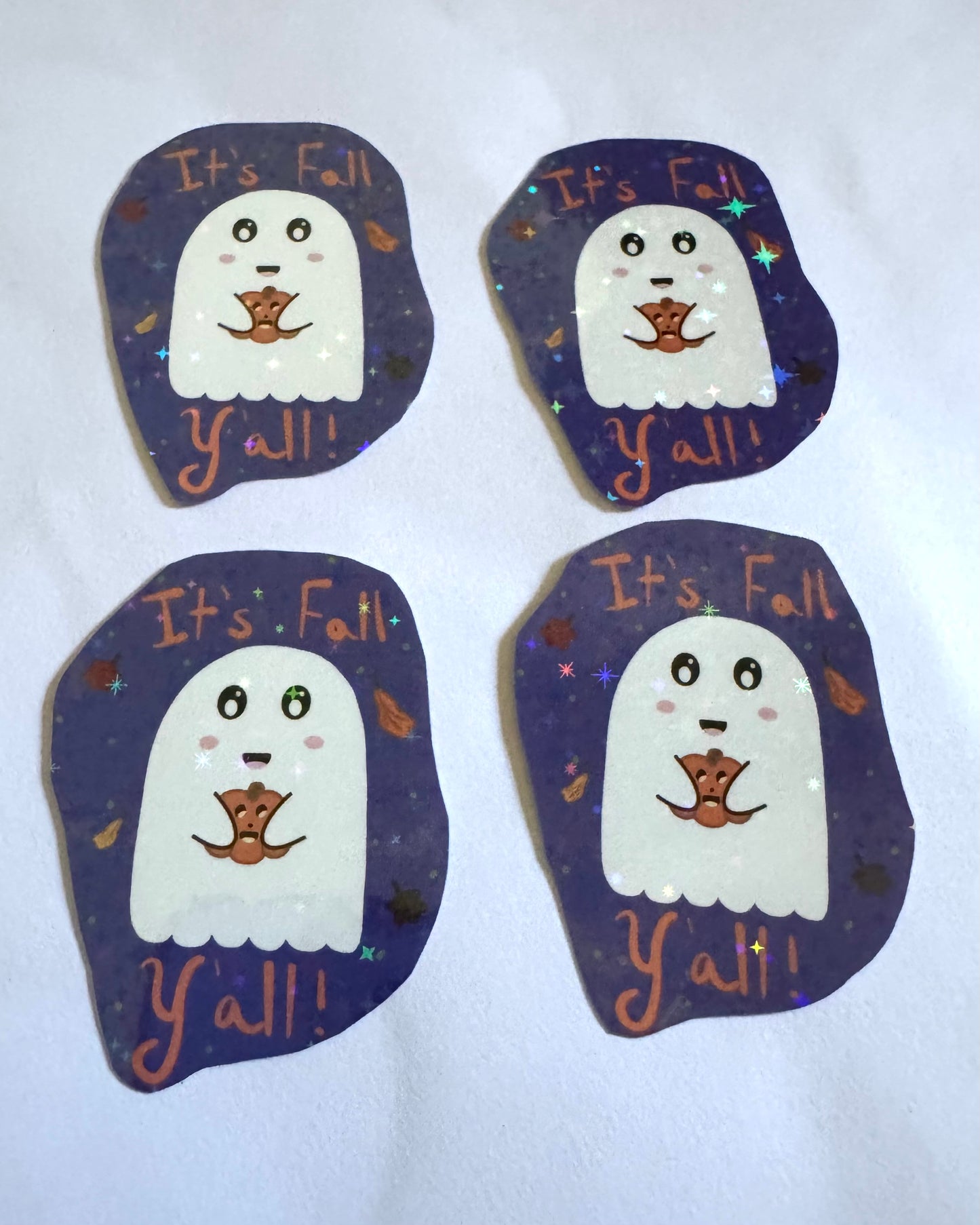 It’s Fall Y’all! Sparkly Vinyl Sticker
