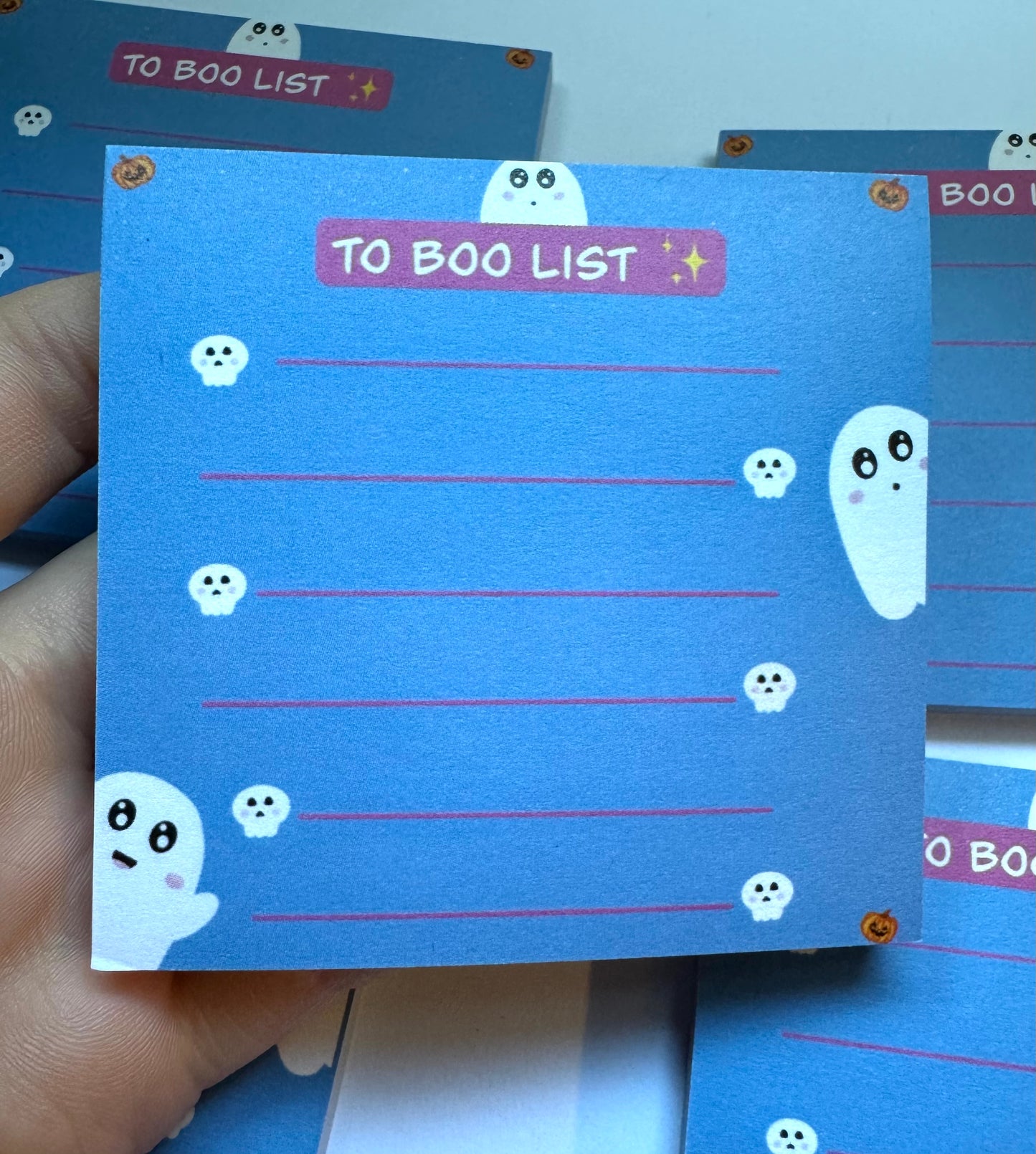 To Boo List Sticky Note Pad