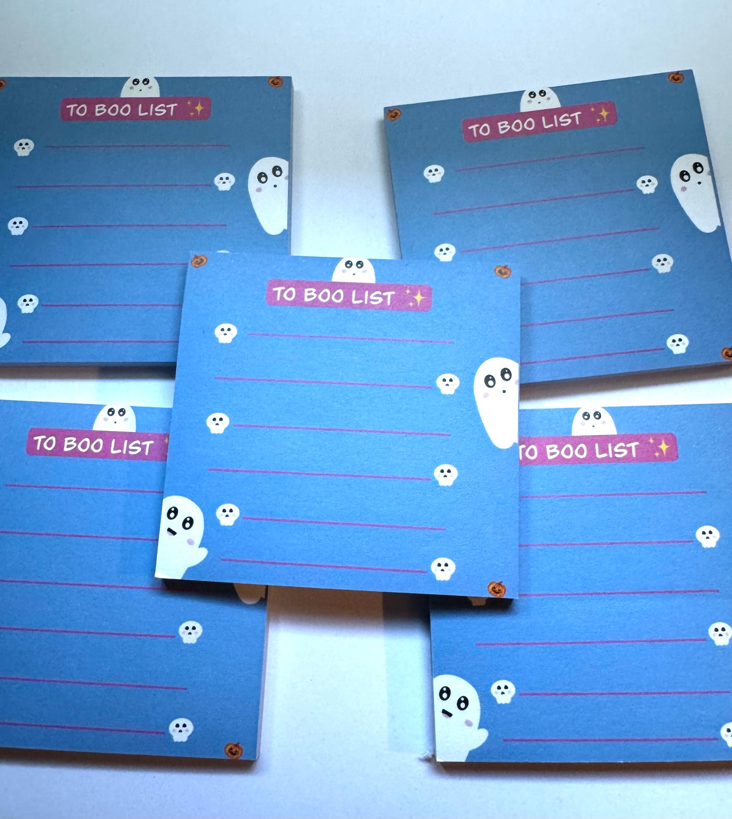 To Boo List Sticky Note Pad