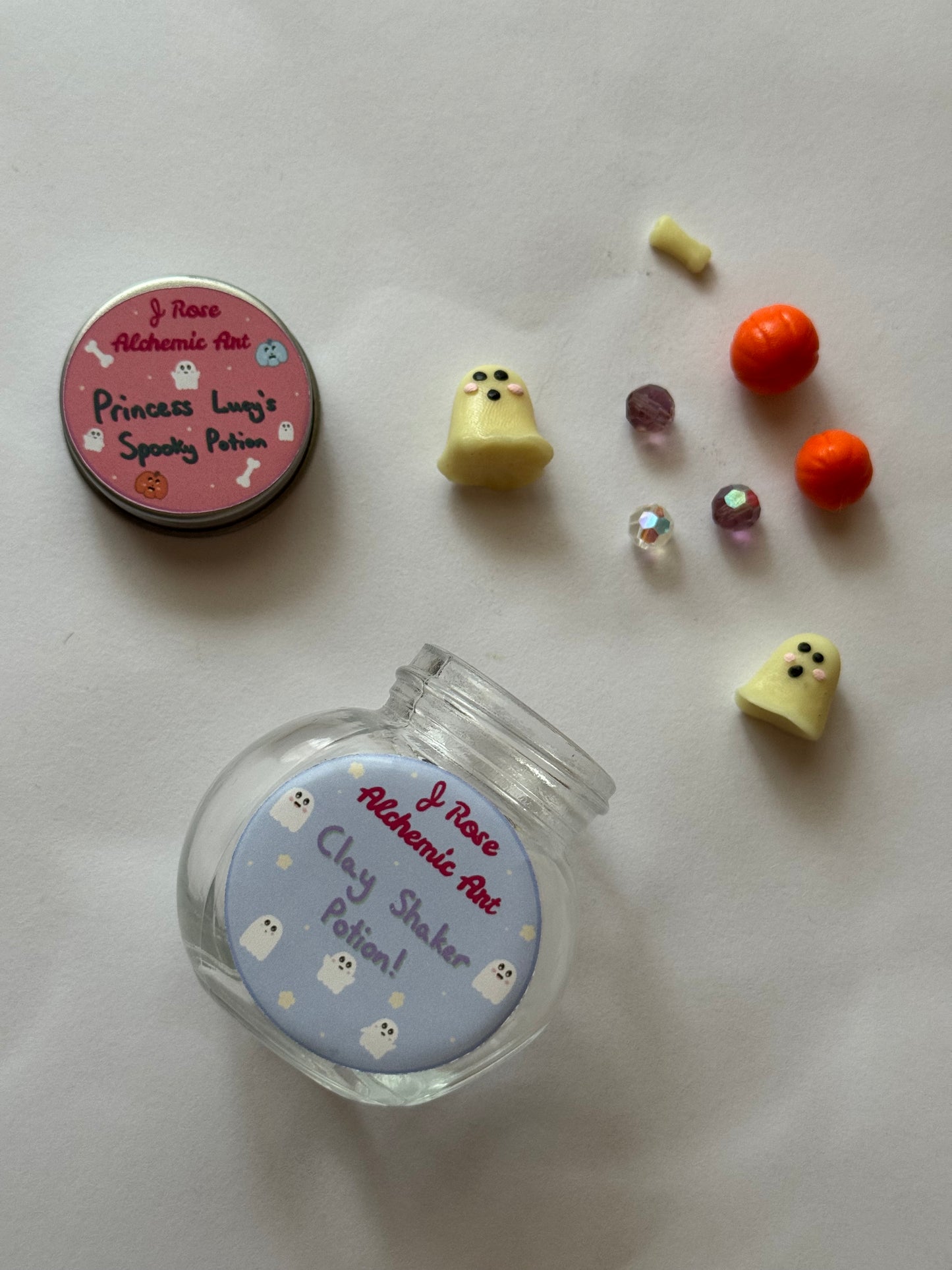 Clay Shaker Potion Bottles