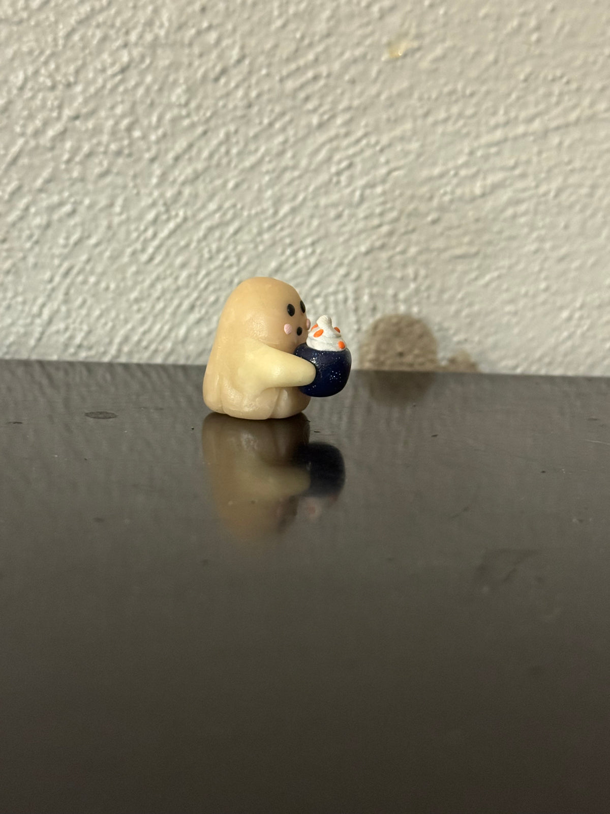Clay Pumpkin Spice Ghost