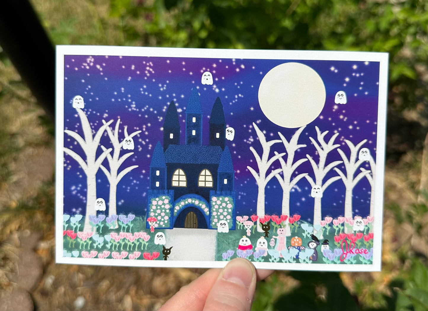 The Velvet Castle of Spookfall Hollow Art Print